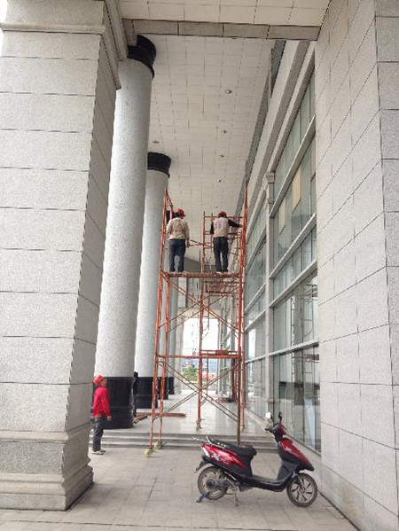 南寧興寧區政府大樓外墻清洗-南寧外墻清洗公司 南寧外墻清潔公司 南寧外墻保潔公司 南寧清潔保潔